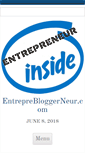 Mobile Screenshot of entreprebloggerneur.com